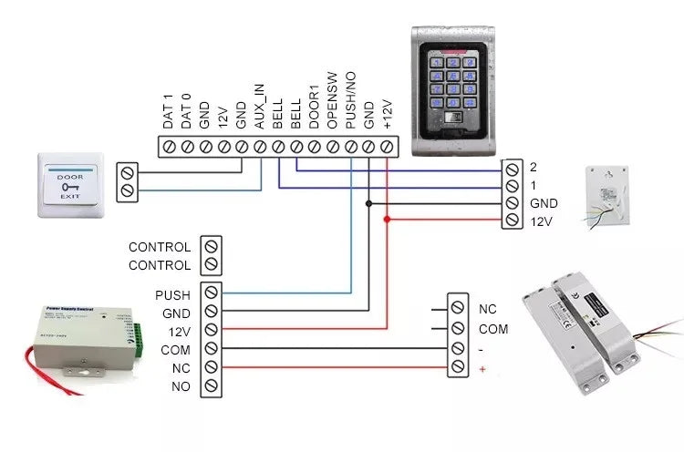 12V 5A universal ups switching power supply for door access control